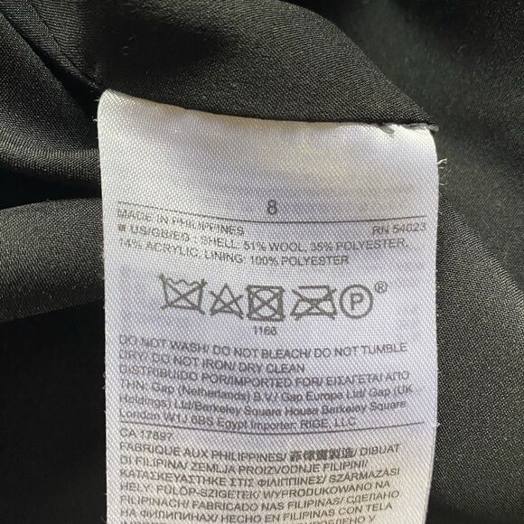 Banana Republic Wool Blend Skirt. Size 8. Knee Length. Winter. Work Wear. Casual - Picture 6 of 9